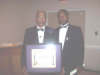 Special Deputy Jimmy McMillon Sr, and Worshipful Master Willie Jones Jr, Davis Temple Lodge #481